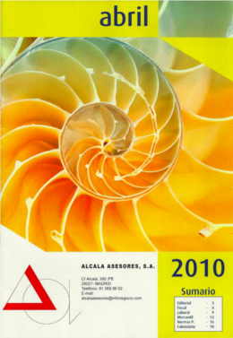 Revista Alcala Asesores S.A. Abril 2010